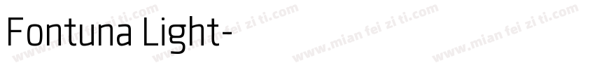 Fontuna Light字体转换